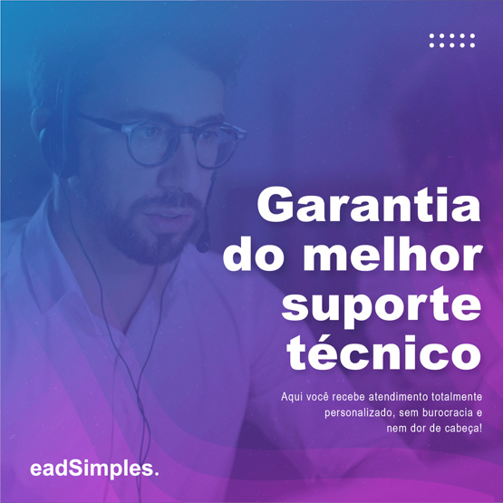 suporte eadsimples Plataforma EaD para Cursos Online